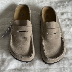 Birkenstock Naples Suede Sz 37
